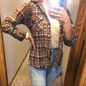 Pearl snap button up